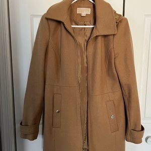 Michael Kors camel wool coat